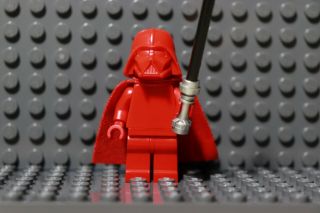 Lego Star Wars Prototype Darth Vader Red Minifigure Rare