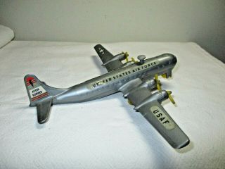 Vintage 1950s Thomas Toys Hard Plastic U.  S.  A.  F Atom Bomber Play Set Airplane