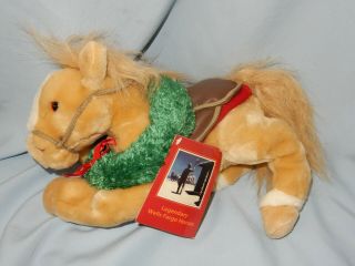 Wells Fargo Buck Horse With Wreath Saddle With Tags