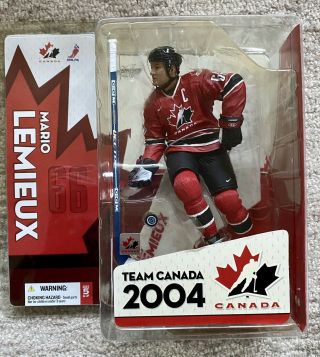 Mario Lemieux 2004 Team Canada Mcfarlane 2005 Hockey Figure