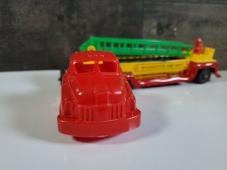 Wyandotte Toys Fire Department Hook & Ladder Truck 3.  Plastic Cab w/rear Driver 2