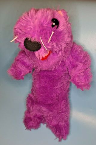 Vtg Rare Bear In The Big Blue House Pip & Pop Purple Otter Plush 11 " 1999 Mattel