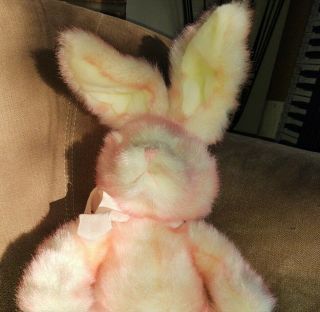 Russ Berrie Easter Bunny Rabbit Glitters Pink 