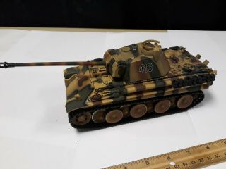 21st Century Toys German 2002 Panther Ausf.  G 413 Tank 1/32 Wwii Ultimate Soldier