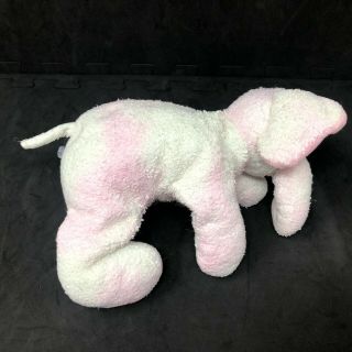 Baby Gund Sprinkles Elephant Plush Pink White Lovey Floppy Stuffed Animal 5824