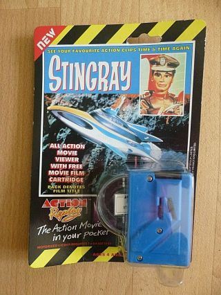 Vintage 1992 Stingray Action Replay Movie Viewer With Movie Film Cartridge