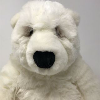 Vtg Applause Lou Rankin Friends Polar Bear Plush White Fairbanks Jr 14 