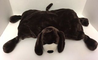 Little Miracles Puppy Snuggle Me Pillow Dark Brown Plush Pet Costco No Blanket