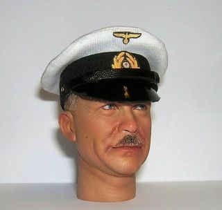 Banjoman 1:6 Scale Custom Ww2 German Kriegsmarine White Officer 