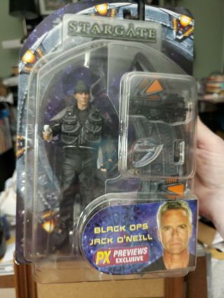 Stargate Sg - 1 Sg1 Diamond Select Px Previews Exclusive Black Ops Jack O’neill