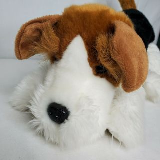 Commonwealth Jack Russell Terrier Plush Dog Puppy Black Tan White Stuffed Animal
