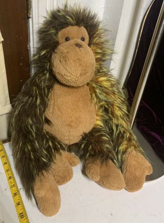 Jellycat Oscar The Orangutan Ape 22” Large Soft Plush Stuffed Animal Gorilla Euc
