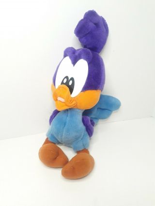 Vintage 1994 Tiny Toons Looney Tunes Baby Road Runner Plush 13in