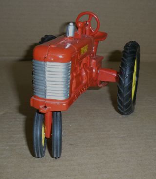 TRU SCALE TRACTOR with YELLOW RIMS Old Farm Toy Restored 1/16 3