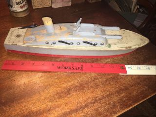 Antique 1940s Keystone Wood Us Navy Ship Model Made In Usa B - 15 Us Battleship