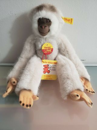 Vintage Steiff Hango Monkey Plush Animal W/tags 0040/28 10 " West Germany