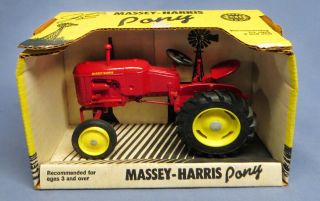 Vintage Jle Scale Models Diecast 1/16 Massey Harris Pony Tractor Mib