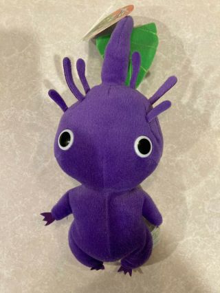 Pikmin 2 Plush Stuffed Toy Purple Leaf Nintento 10 " 2004
