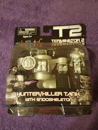 2010 T2 Minimates Terminator 2 Judgment Day Hunter/killer Tank Endoskeleton