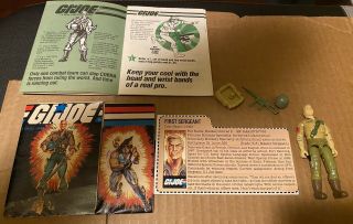 Vintage 1983 Mail In Gi Joe “duke” Figure
