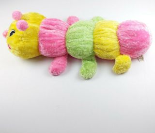 Dan Dee Collectors Choice Caterpillar Plush Yellow Pink Green Large 30 " Soft
