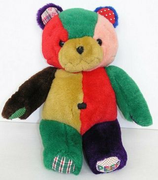 Peef The Christmas Bear Plush Vintage 1996 Squeeker 13in Tom Hegg Stuffed Animal