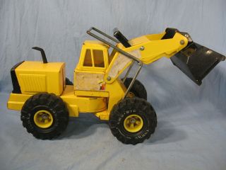 Vintage 1970 ' s Tonka Front Loader Pressed Steel Yellow 3