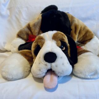 26” Giant Saint Bernard Dog Plush Puppy 2002 Kids Of America Stuffed Animal Soft