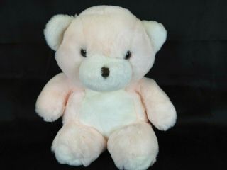 Vintage Amc Best Friends Baby White & Pink Teddy Bear Plush Toy 13