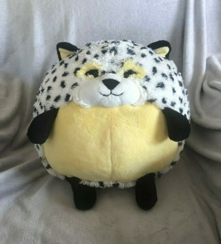 Retired Squishable Snow Leopard Round Soft Stuffed Animal 2