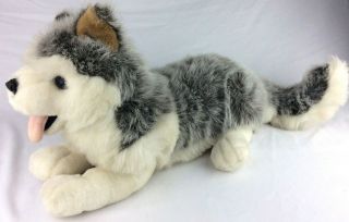 Large Husky Stuffed Animal Impax Brand | Vintage Hard To Find Cute 24 Inches