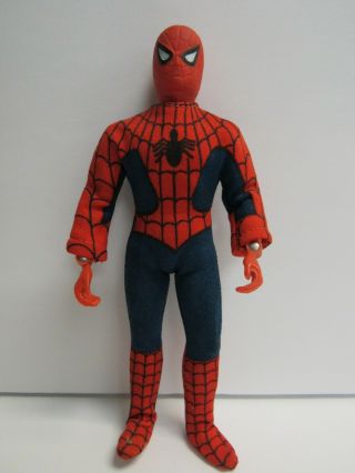 Vintage 1973 Mego Wgsh Spiderman 8 " Figure Type 1 Complete Aw154