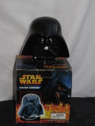 Star Wars Darth Vader Comic Images Ceramic Piggy Bank / Money Box.  2005.