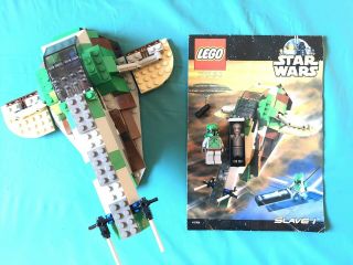 Lego Star Wars 7144 Boba Fett Slave I 100 Complete W/ Instructions And Minifigs