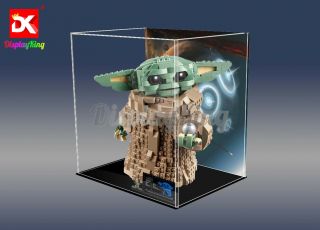 Dk - Uv Print Acrylic Display Case For Lego Star Wars The Child 75318 (100 Rating)