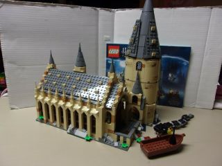 Lego Harry Potter Hogwarts Great Hall 75954 Complete Set