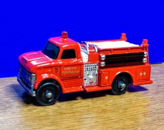 Lesney Matchbox Ford Firetruck Fire Engine Pumper Kitbash Custom