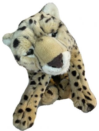Plush Toys R Us Fao Stuffed Animal Cheetah Soft Big Cat Toy Lifelike 18 Inch
