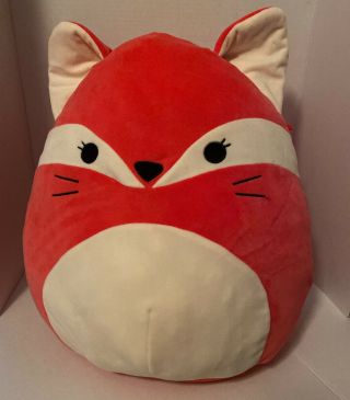 Kellytoy Squishmallow 16 - 18” Fifi The Red Fox Plush Doll Pet Squishy Squooshems