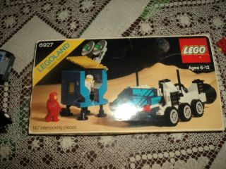 Vintage Legoland Space System 6927,  All Terrain Vehicle,  Laminated Instructions.