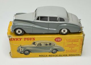 Dinky Toys 150 Rolls Royce Silver Wraith