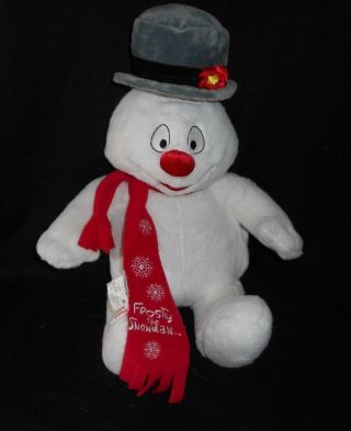 Build A Bear Light Up Frosty The Snowman Christmas Stuffed Animal Plush Toy Babw