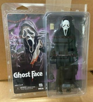 Neca Scream Ghost Face Killer Clothed Retro Style 8 " Action Figure