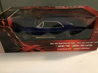 1/18 Ertl 1967 Pontiac Le Mans Gto Xxx Movie Car Purple Blue 33402