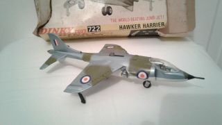 Dinky Toys 722 RAF Hawker Harrier Jet Fighter Plane 3