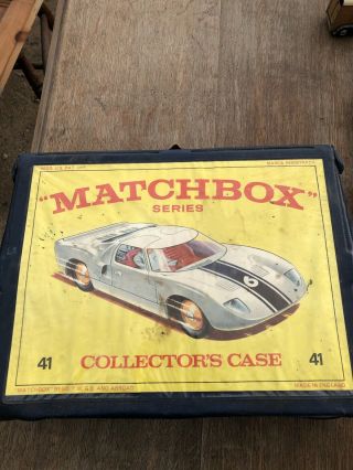 Vintage Matchbox Lesney Corgi Juniors Cars With Collectors Carry Case And Trays