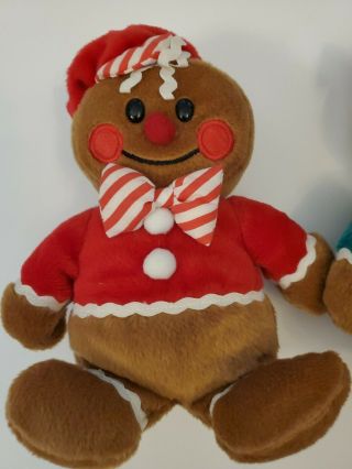 Commonwealth Gingerbread Boy and Girl Plush 8 