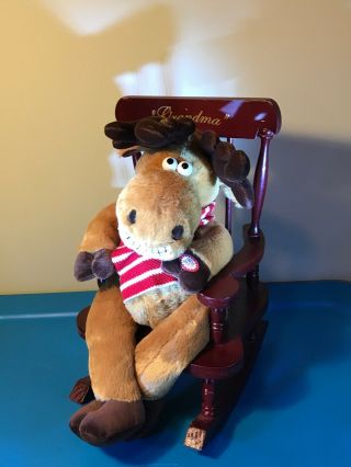 Dan Dee Animated Singing Rocking Chair Plush Grandma Got Run Over By A Reindeer