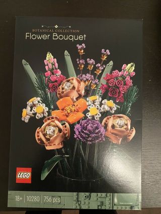 Lego Creator 10280 Blumenstrauß Flower Bouquet Rosen,  Rosen,  Astern Gräser