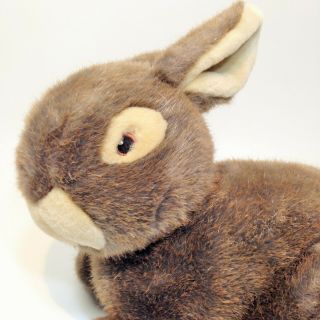 Ikea Luggig Bunny Rabbit Plush Beige Brown Soft Toy Stuffed Animal 10 "